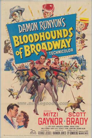 《Bloodhounds of Broadway》封面图